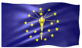 Flag of Indiana